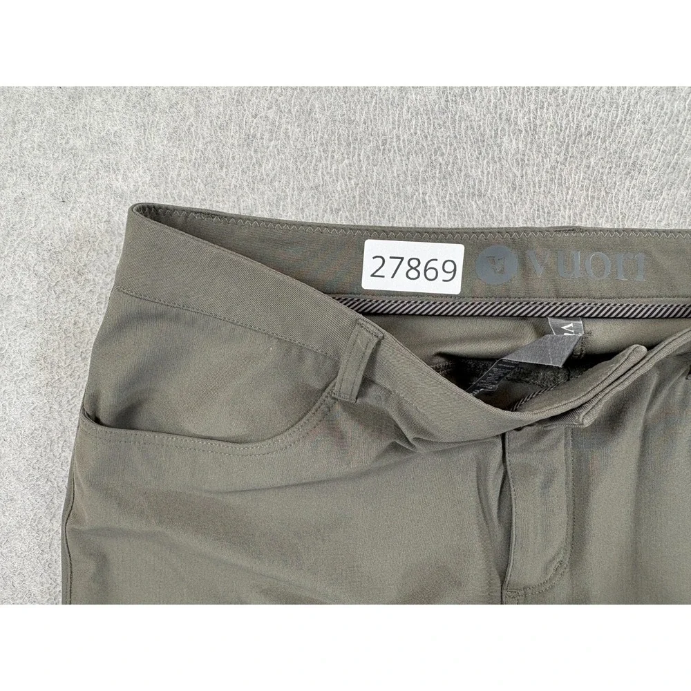 Vuori Meta‎ Athletic Fit Chino Pants (Men's 33x27) Green